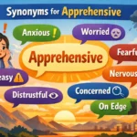 synonyms for apprehensive