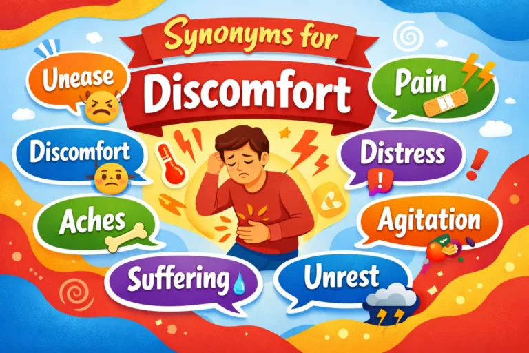 synonyms for discomfort