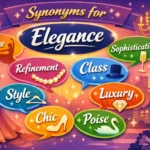 synonyms for elegance
