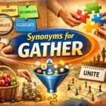 synonyms for gather