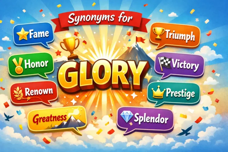 synonyms for glory