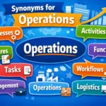 synonyms for operations
