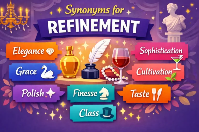 synonyms for refinement