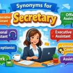 synonyms for secretary