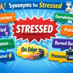 synonyms for stressed