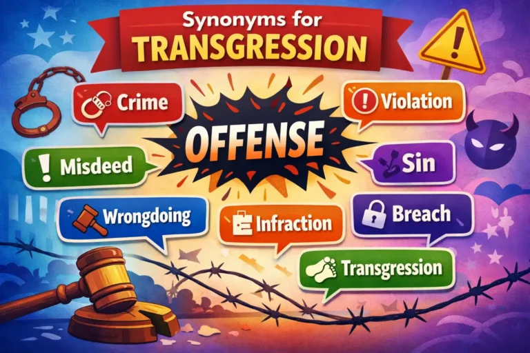synonyms for transgression