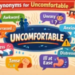 synonyms for uncomfortable