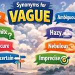 synonyms for vague