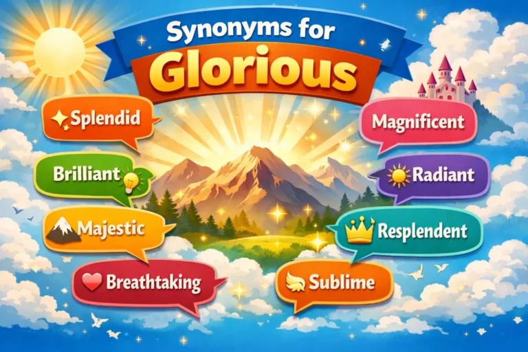 synonyms for glorious