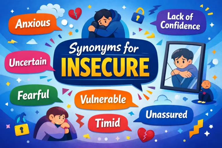 synonyms for insecure