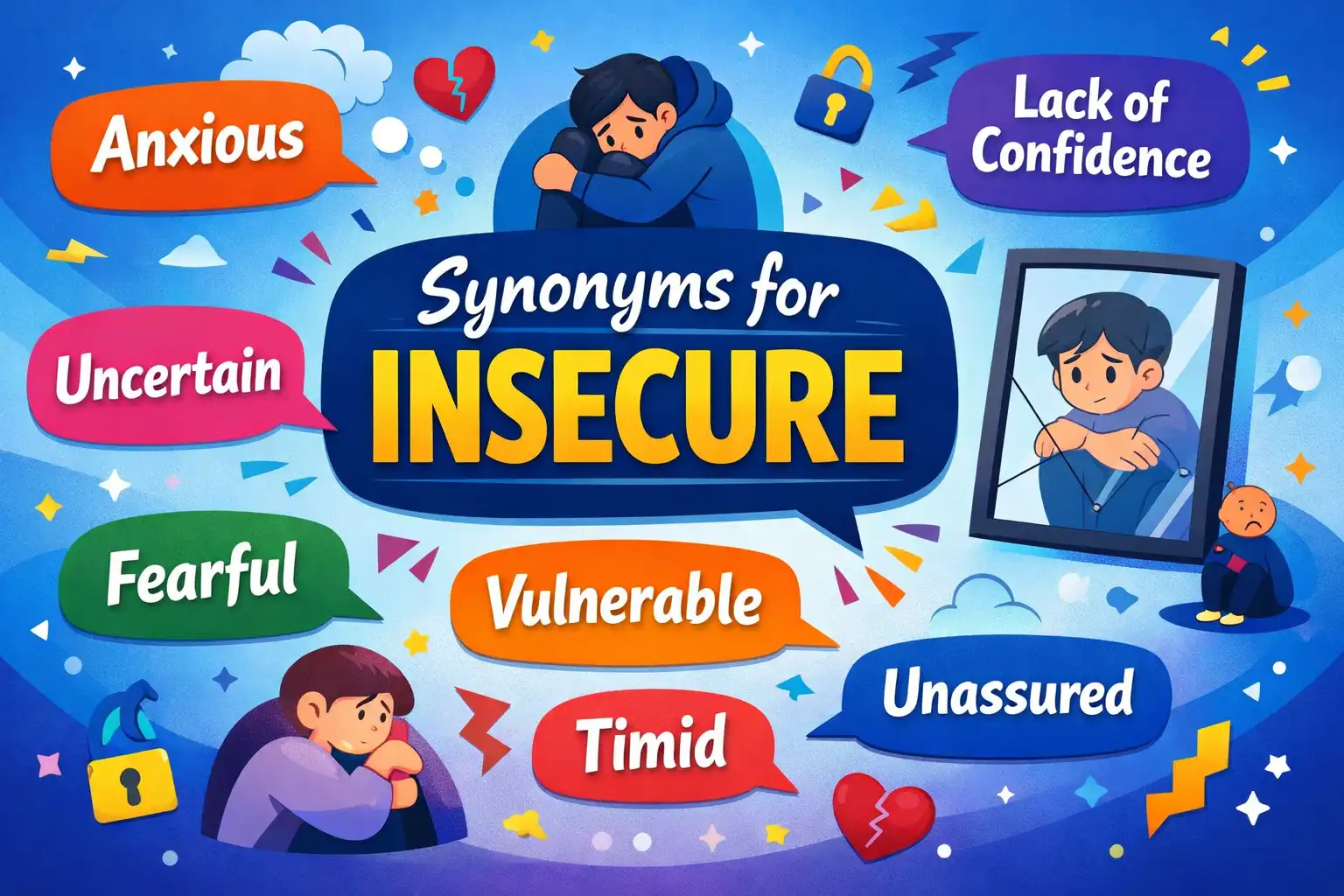 synonyms for insecure