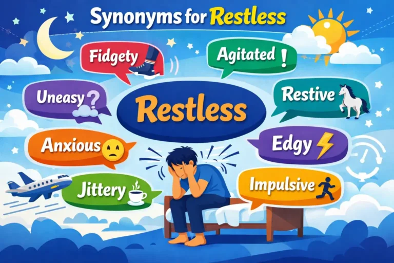 synonyms for restless