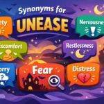 synonyms for unease