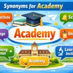 synonyms for academy