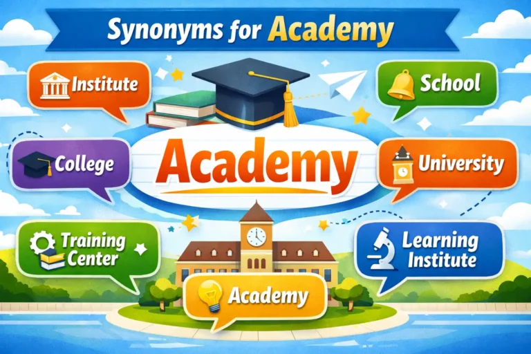 synonyms for academy