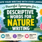 descriptive words for nature writing