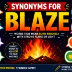 synonyms for blaze