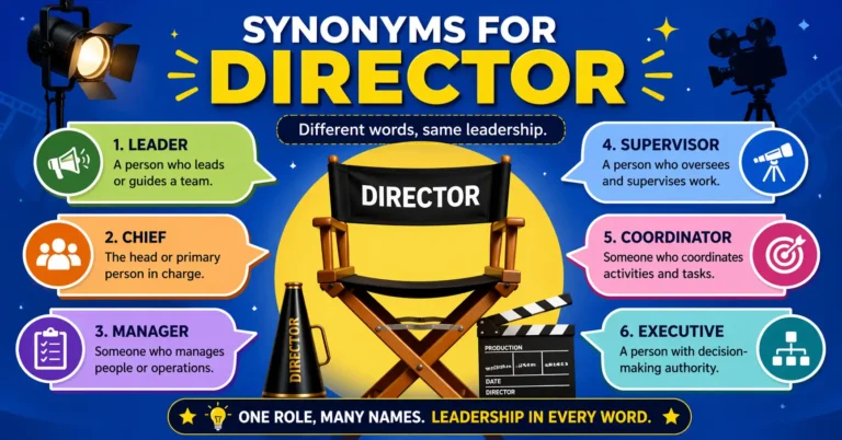 synonyms for director