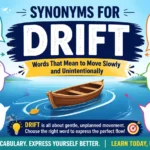synonyms for drift