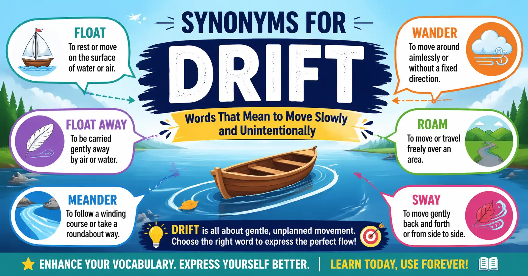 synonyms for drift