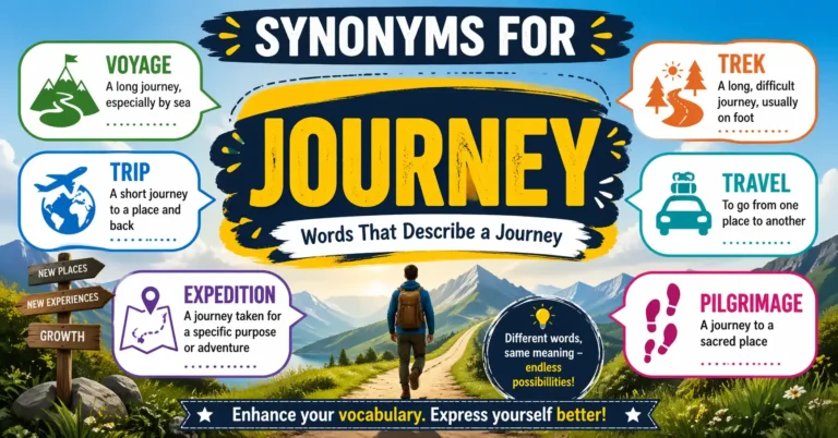synonyms for journey