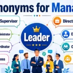 synonyms for manager