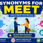 synonyms for meet