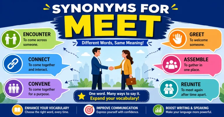 synonyms for meet
