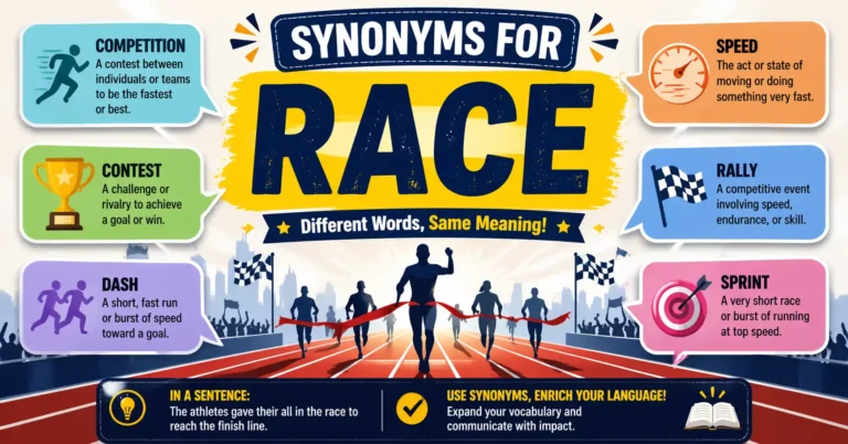 synonyms for race