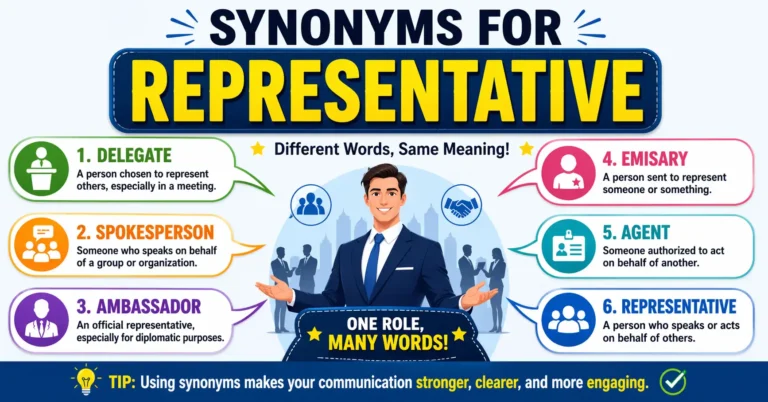 Synonyms for Representative (2026 Guide)