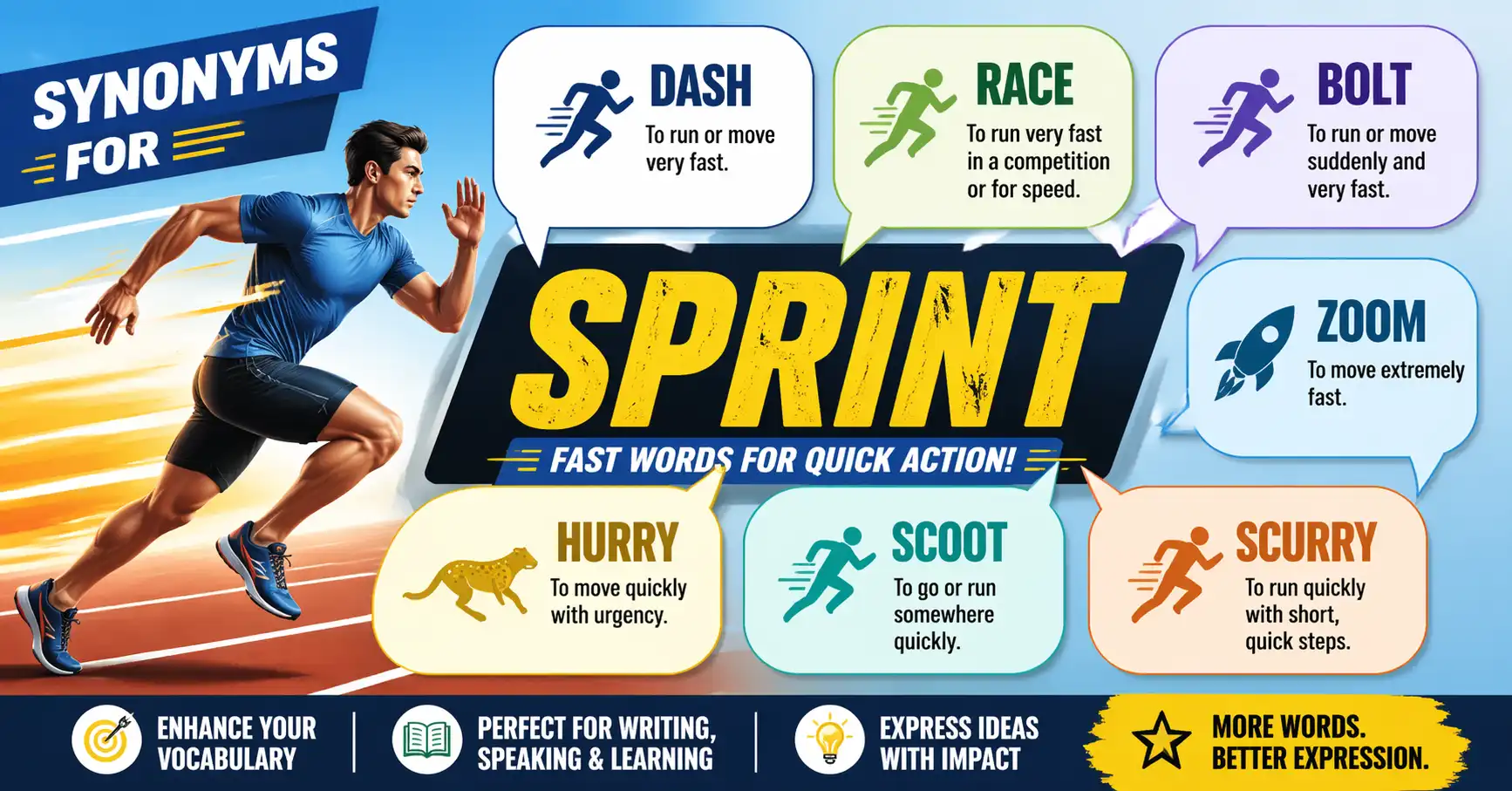synonyms for sprint