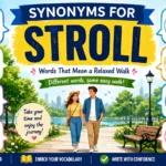 synonyms for stroll
