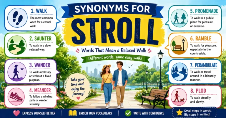 synonyms for stroll