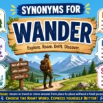 synonyms for wander