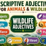 descriptive adjectives for animals wildlife