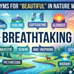 synonyms for beautiful in nature writing