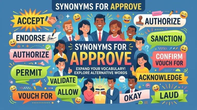 synonyms for approve