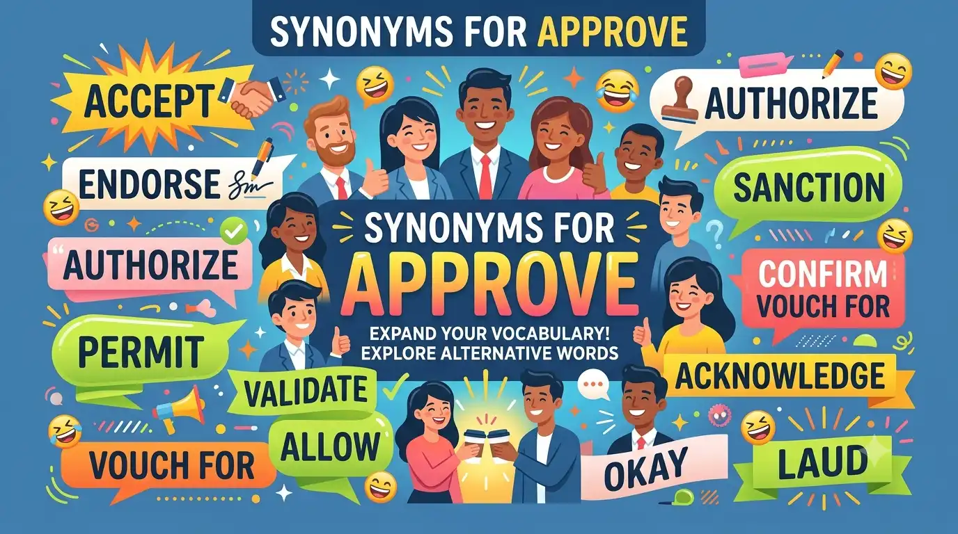 synonyms for approve