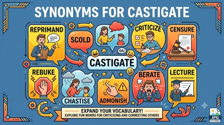 synonyms for castigate