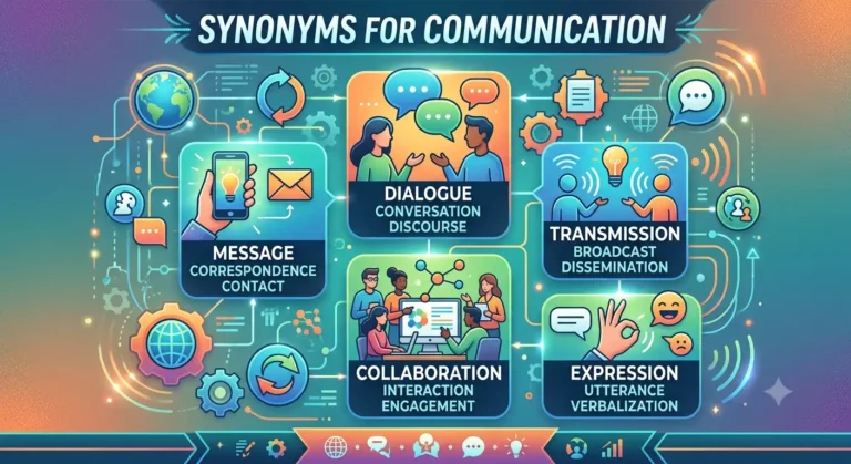 synonyms for communication