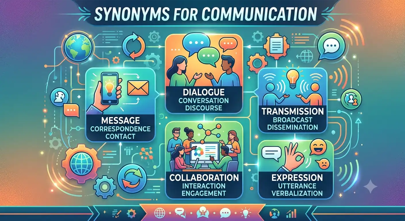 synonyms for communication