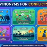 synonyms for conflicts