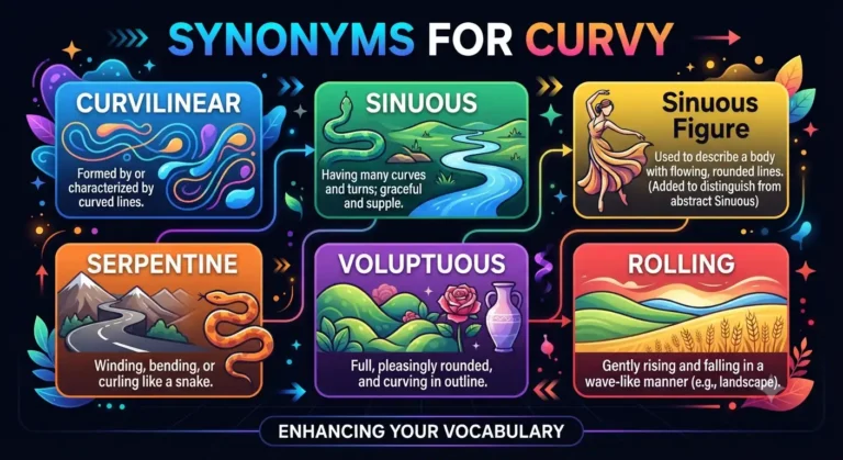synonyms for curvy