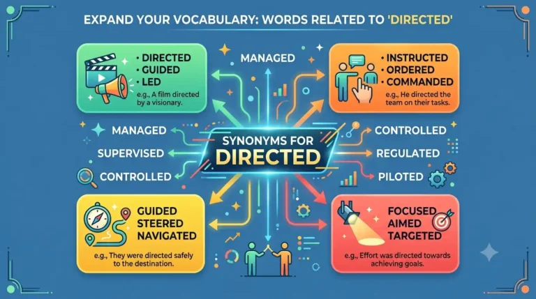 synonyms for directed