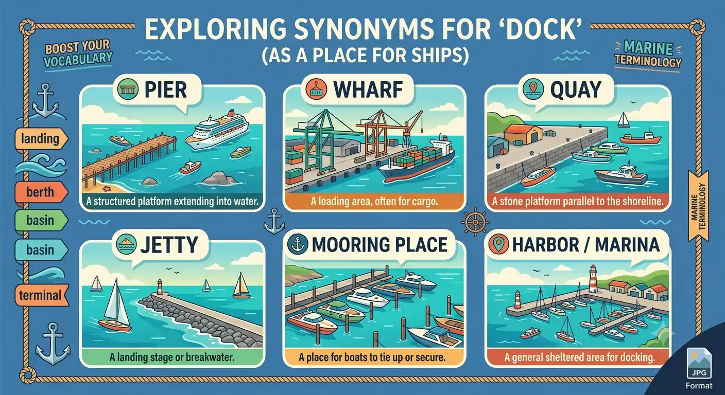 synonyms for dock