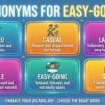 synonyms for easy going