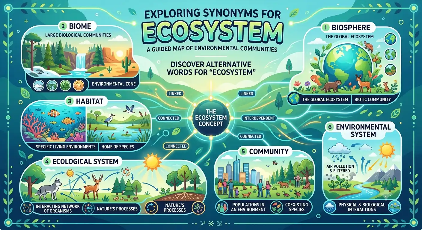 synonyms for ecosystem