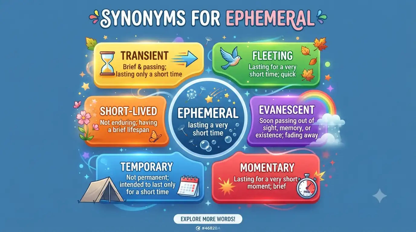 synonyms for ephemeral