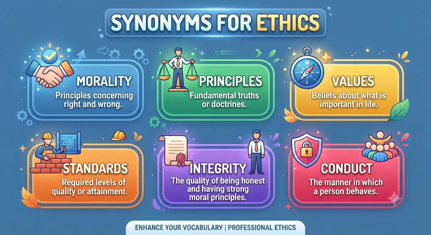 synonyms for ethics
