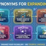 synonyms for expanding